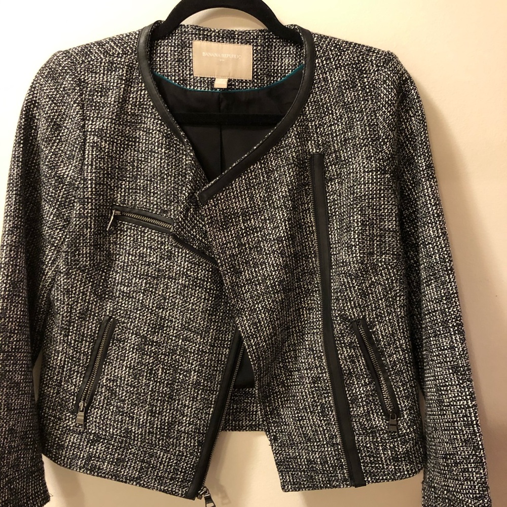 COPY - Tweed moto jacket/blazer